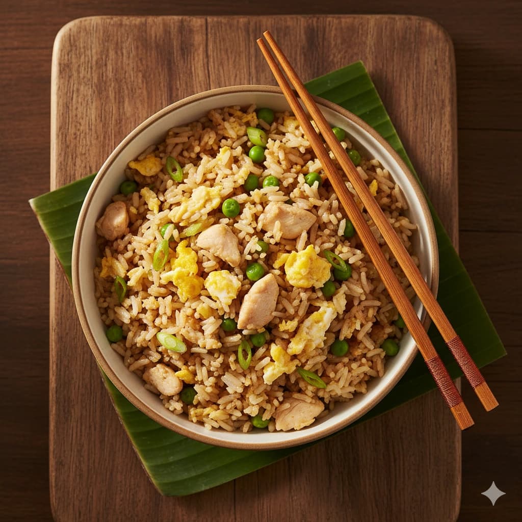 Riz cantonais poulet