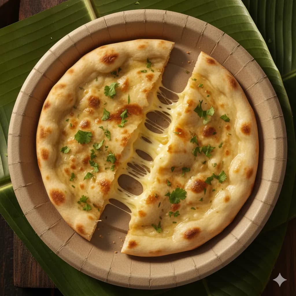 Duo naan cheese & garlic