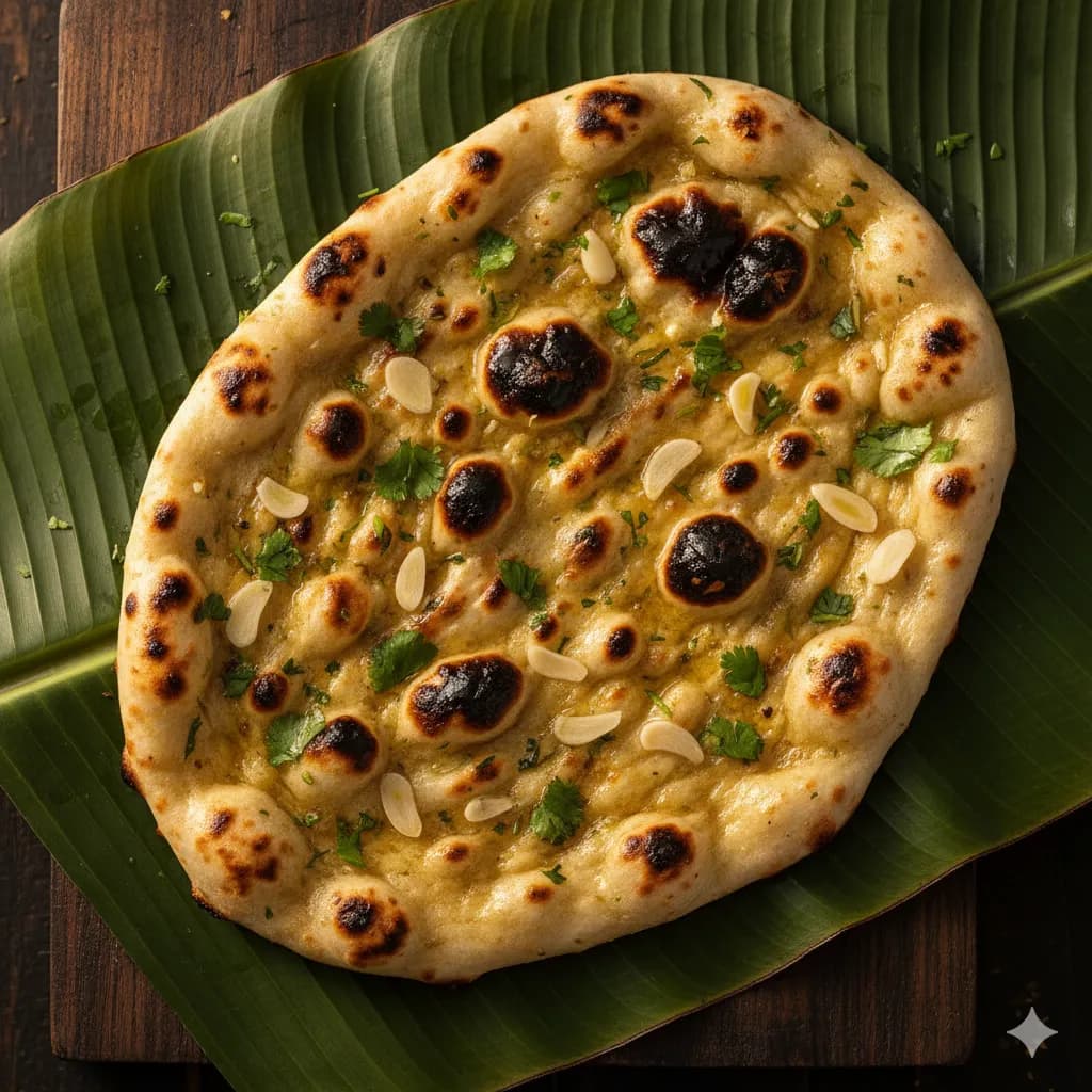 Garlic naan